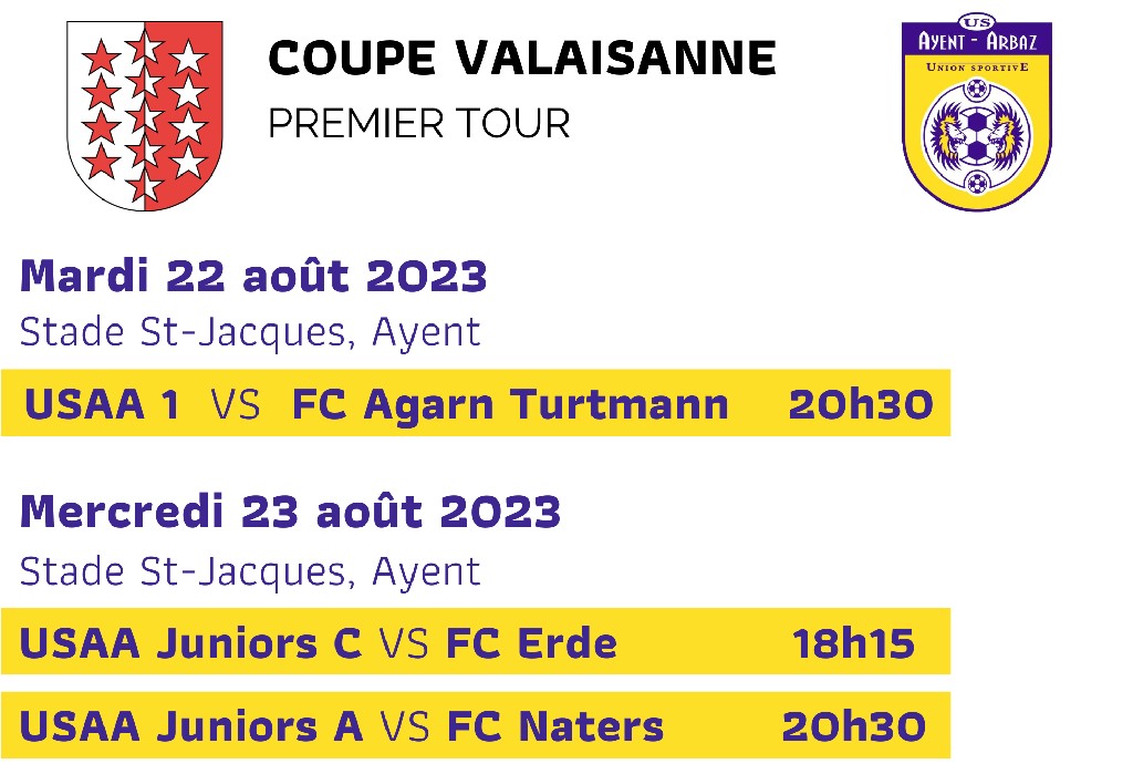 Coupe Valaisanne 1er Tour 2023-2024