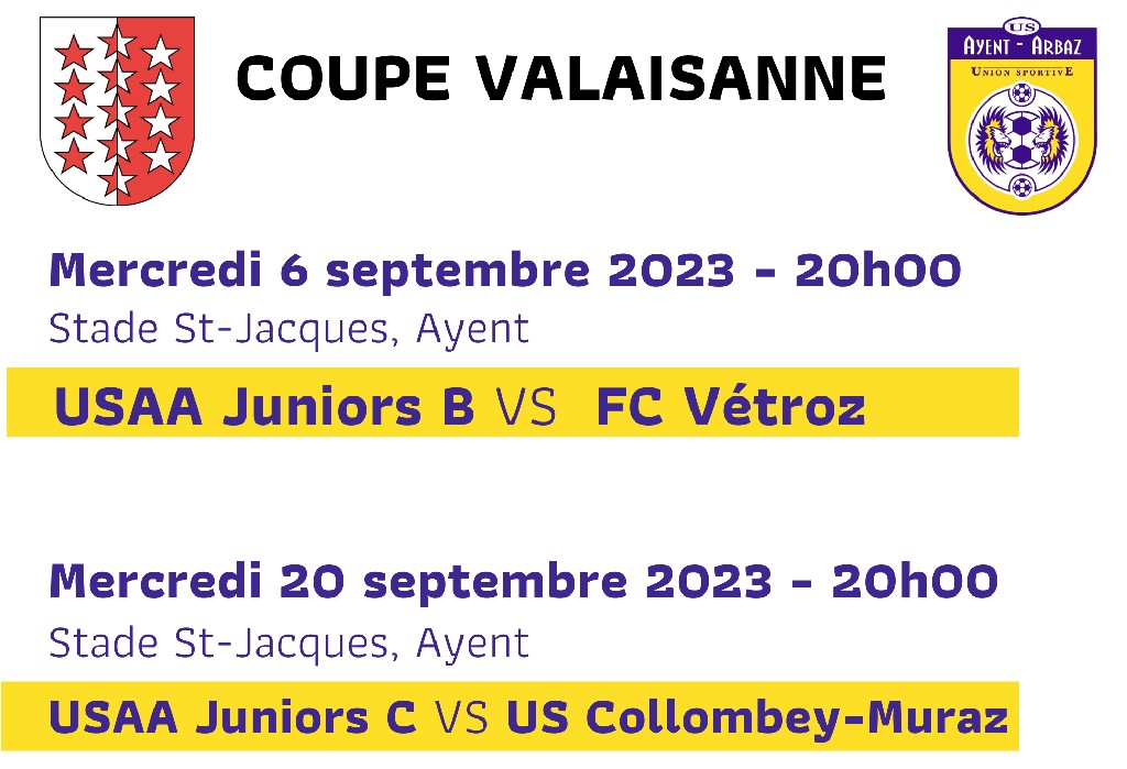 Coupe Valaisanne 16e de final 2023-2024