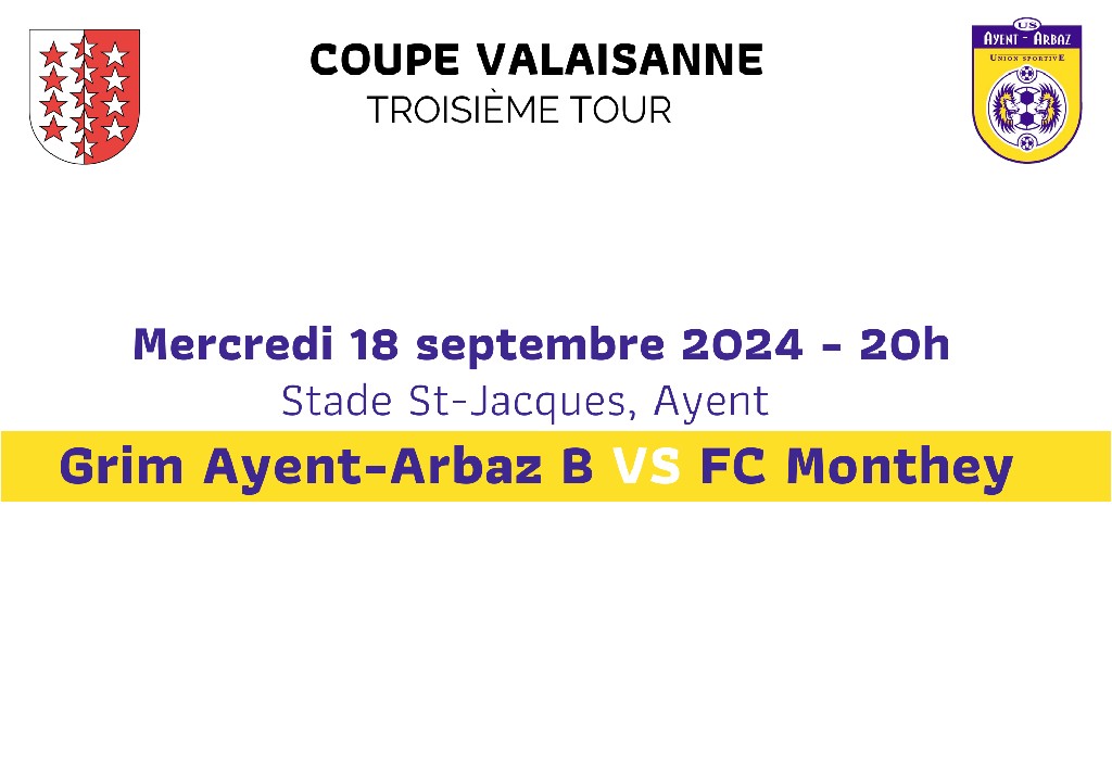 COUPE VALAISANNE - 3e Tour 2024-2025