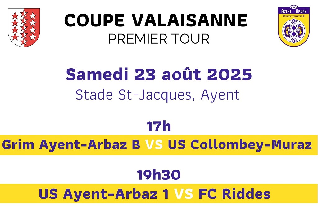 COUPE VALAISANNE - 1er tour