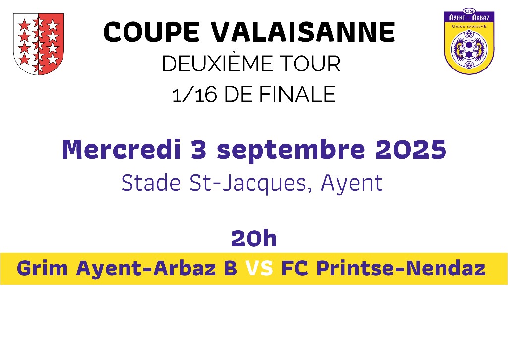 COUPE VALAISANNE - 2e tour